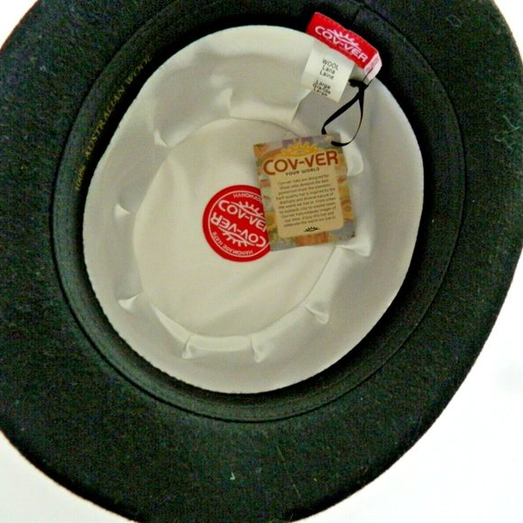 NWT Cov-ver Conner Hats - Australian Wool Chain Steam Punk Top Hat sz L - Picture 4 of 5